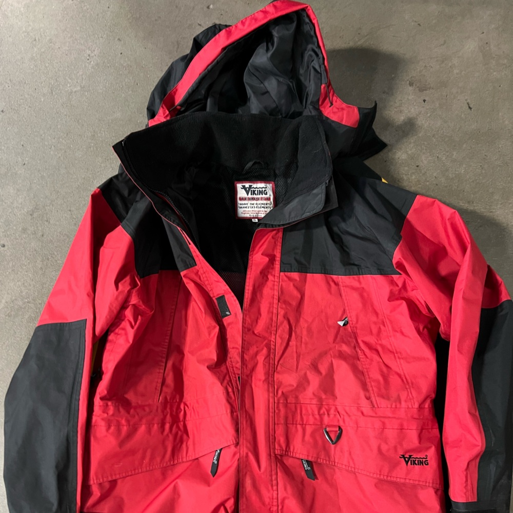 Red and Black Viking Jacket